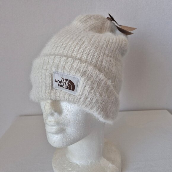 NWT The North Face Salty Bae Lined Beanie Cuff Gardenia White Women's - Picture 3 of 12